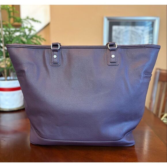 JEWEL by THIRTY-ONE - Like New "Fashion Editor" Jumbo Laptop Tote in Merlot - Picture 7 of 14